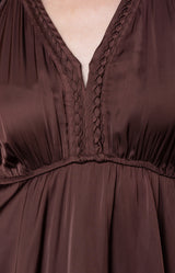 Blaine Charmeuse Solid Maxi Dress_Color_Brown