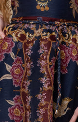 Elowyn Organza Short Dress_Color_Navy