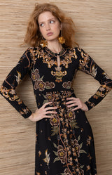 Velzy Jersey Long Dress_Color_Black