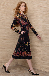 Velzy Jersey Long Dress_Color_Navy