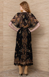 Aurelie Chiffon Maxi Dress_Color_Black