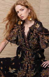 Aurelie Chiffon Maxi Dress_Color_Black