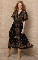 Aurelie Chiffon Maxi Dress_Color_Black