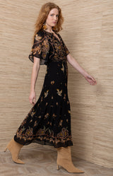 Aurelie Chiffon Maxi Dress_Color_Black