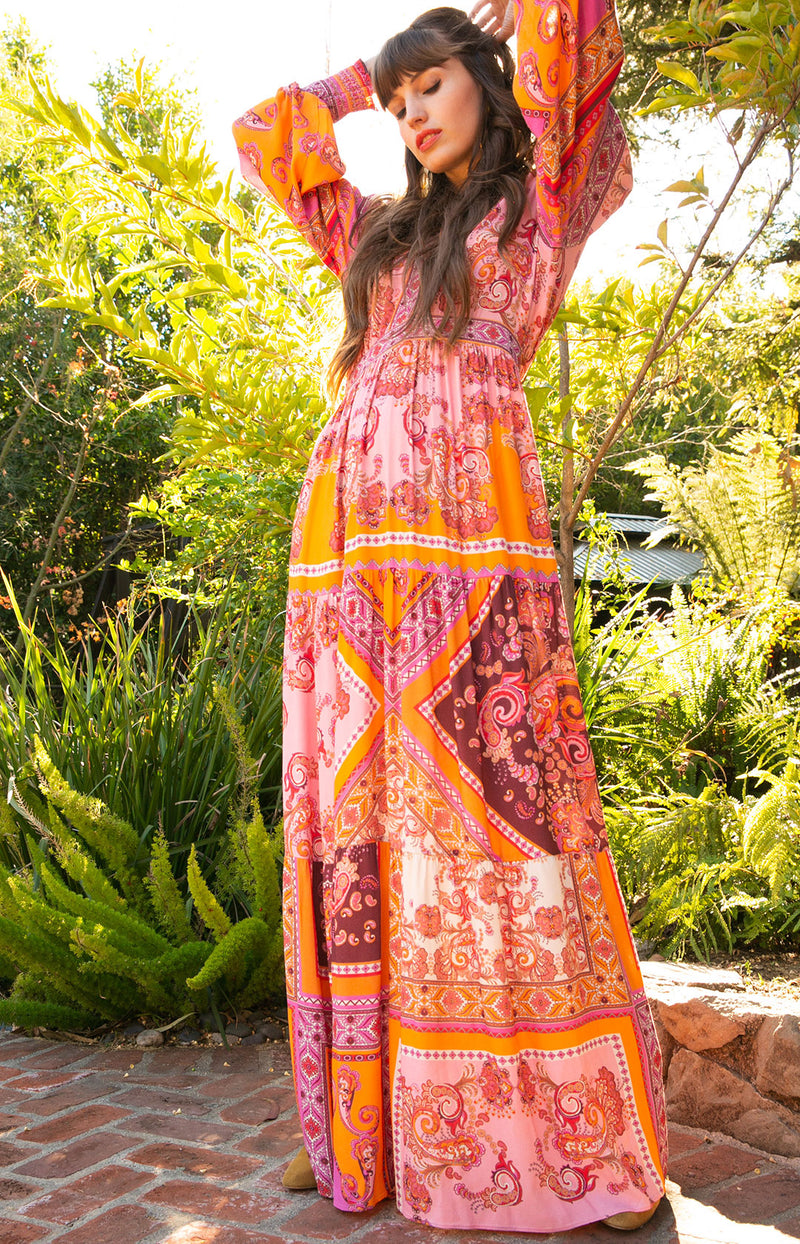 Anna Maxi Dress Orange / M Anna Maxi Dress Orange / M