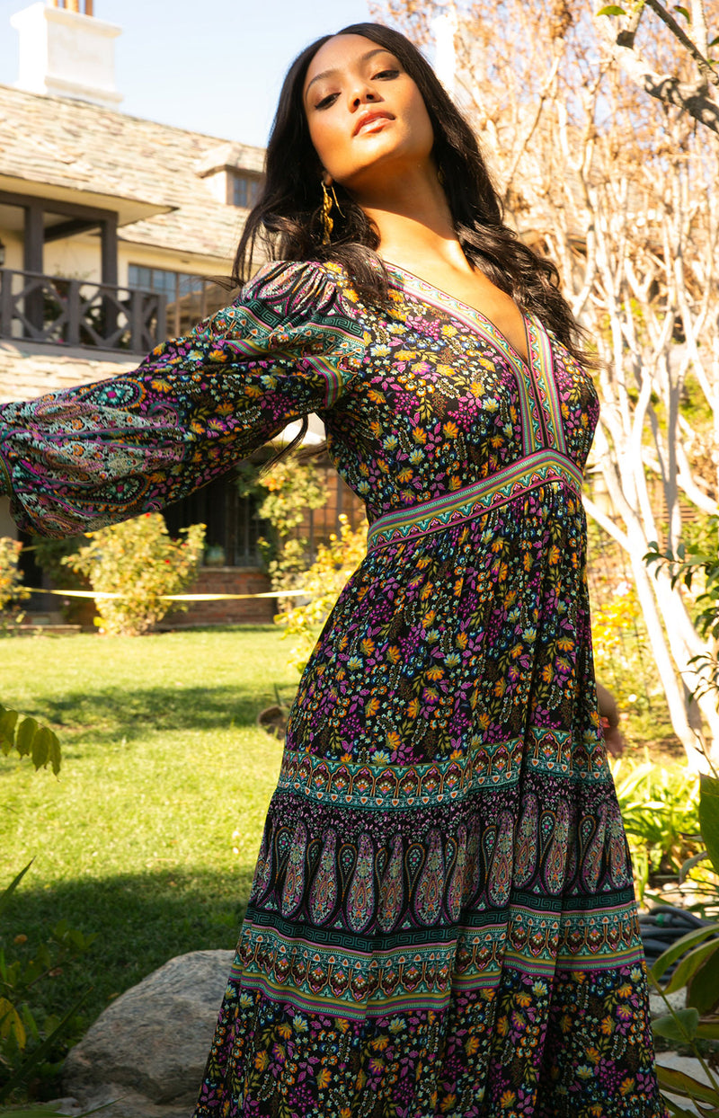 Anna Maxi Dress, color_black