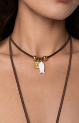 Carla Suede Cord Necklace