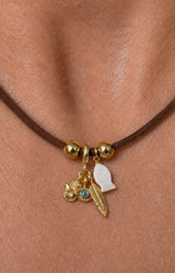 Noa Suede Cord Necklace