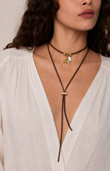 Noa Suede Cord Necklace