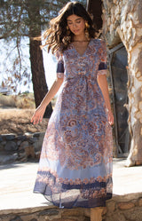 Aubrie Organza Maxi Dress