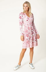 Whitney Jersey Dress,color_blush