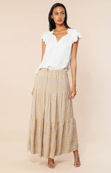 Evadne Maxi Skirt,color_sand