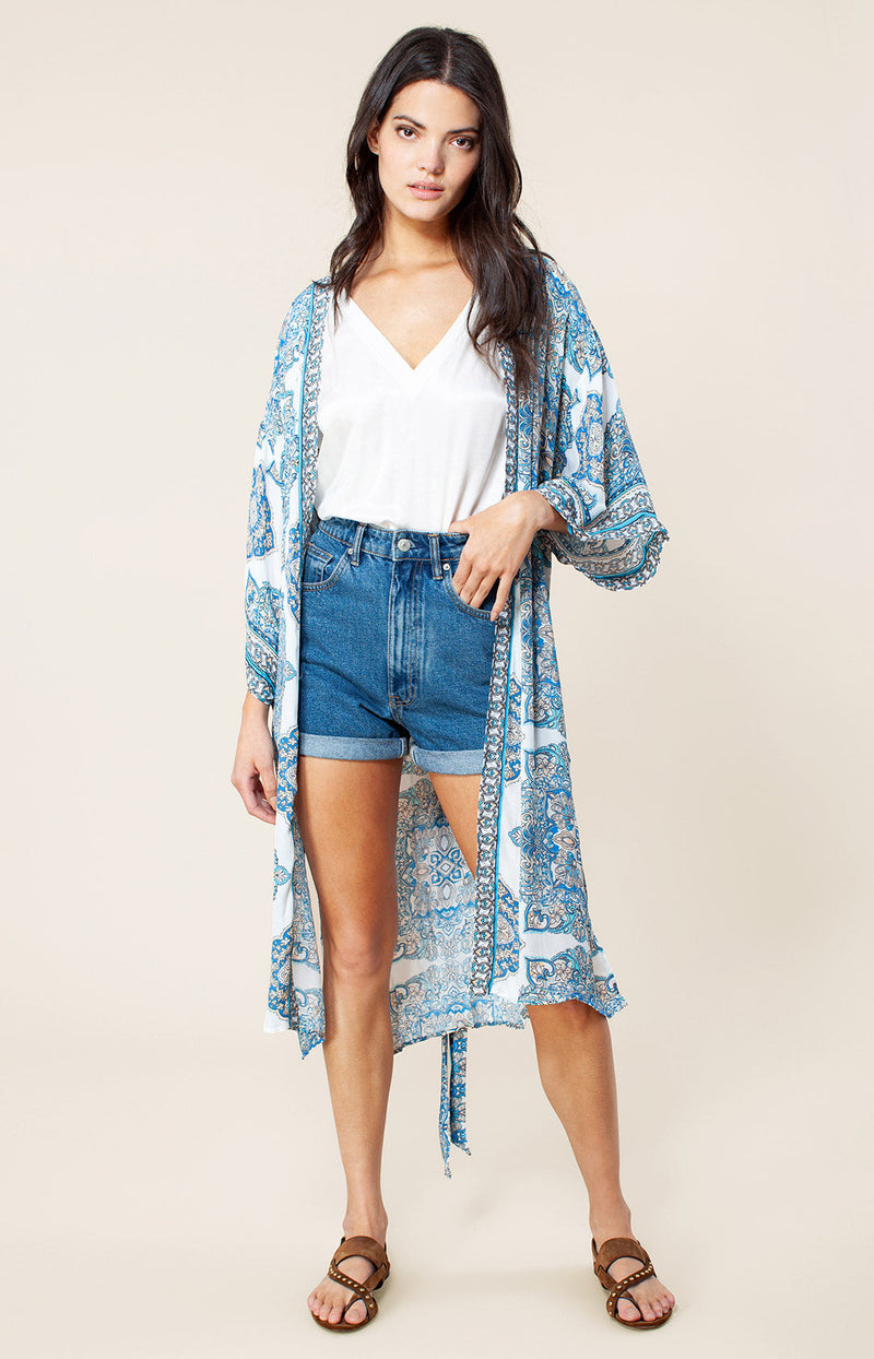 Wren Kimono ,color_blue