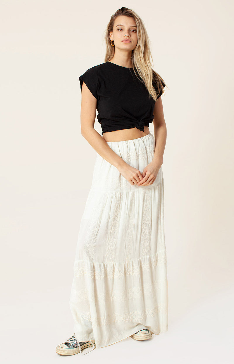 Sasha Maxi Skirt,color_white