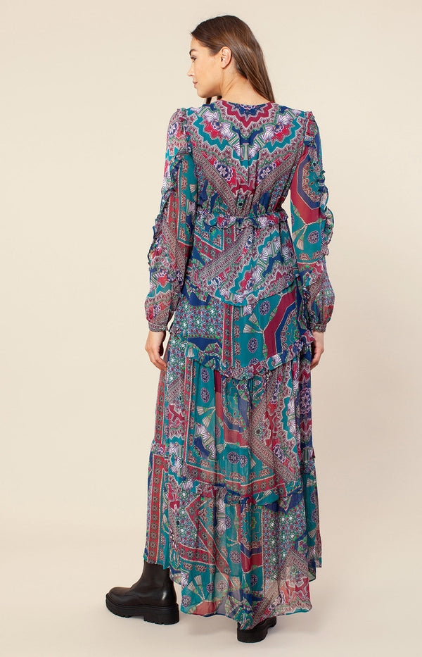Pandora Dress ,color_emerald