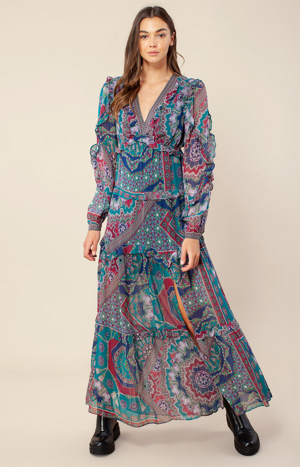 Pandora Dress ,color_emerald