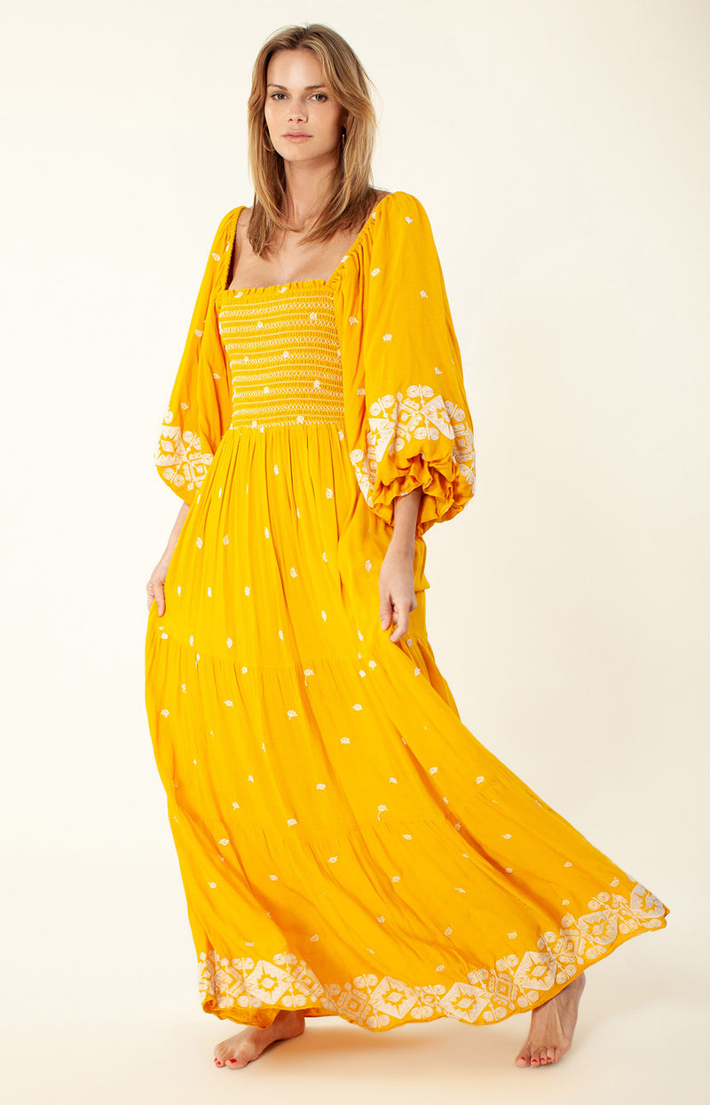 Jayden Embroidered Maxi Dress, color_gold