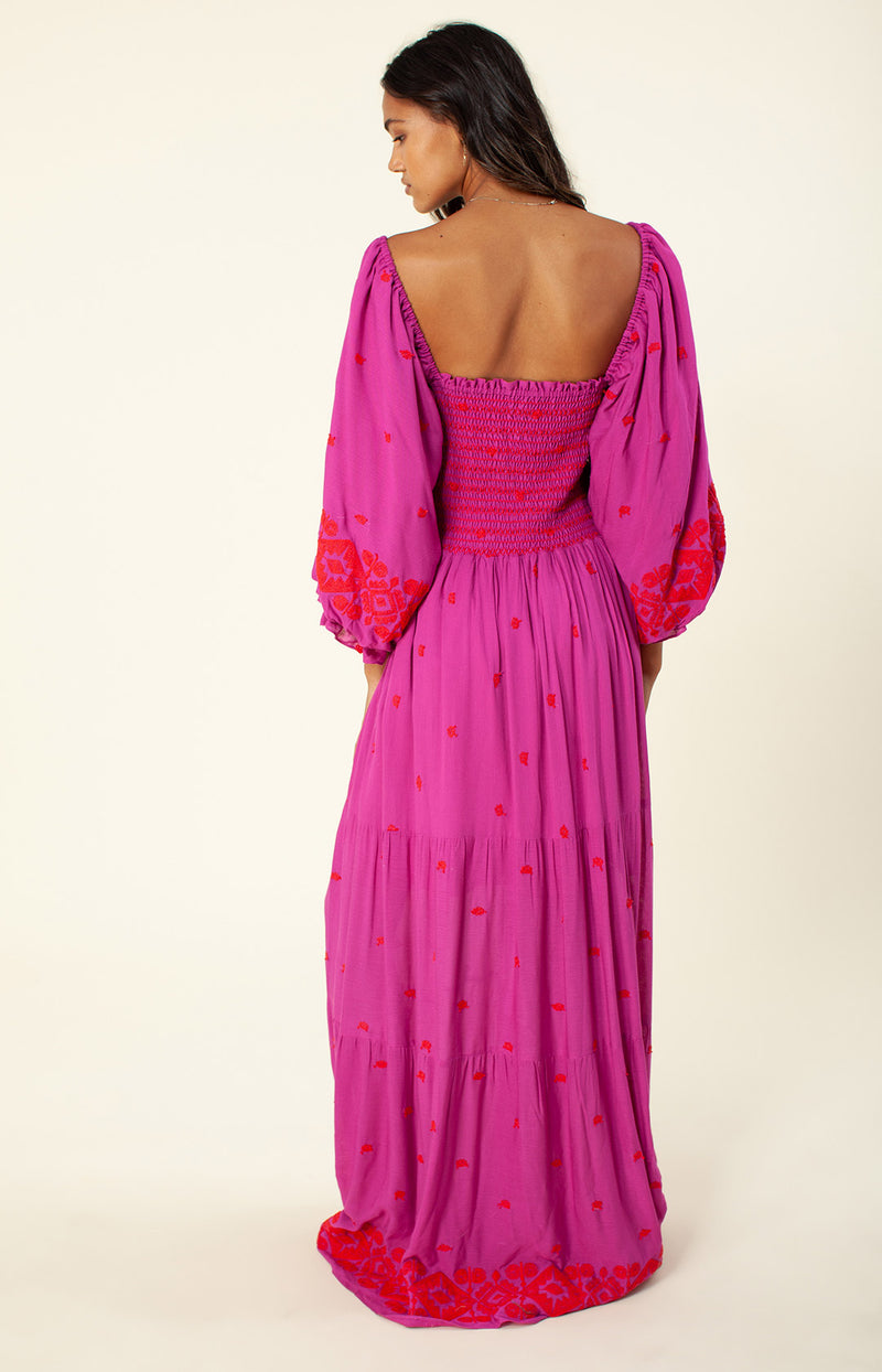 Jayden Embroidered Maxi Dress, color_pink