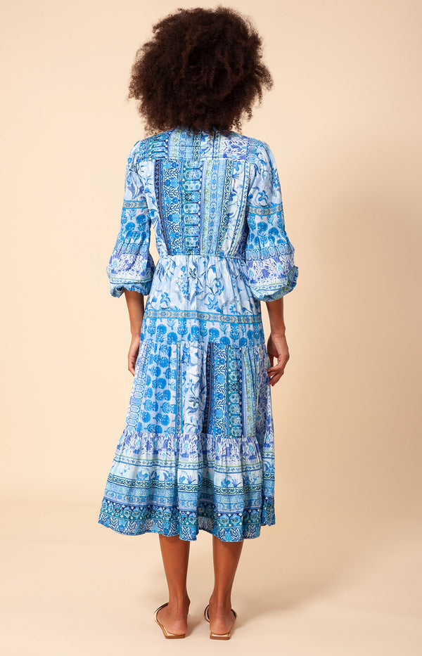 Danae Midi Dress, color_blue