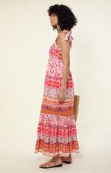 Sayen Print Maxi Dress, color_pink