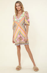 Maja Jersey Dress, color_peach