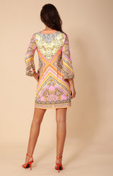 Primrose Jersey Dress, color_peach