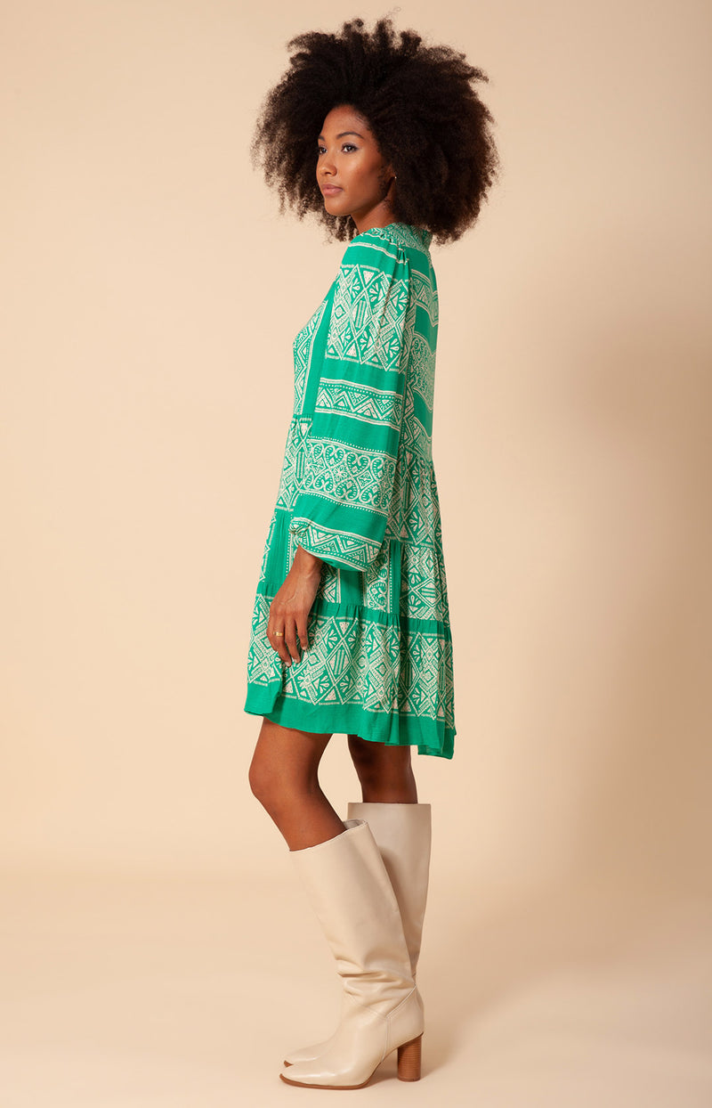 Alona Dress, color_green