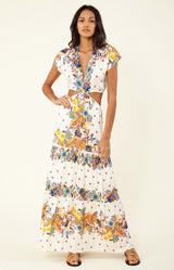 Effie Cut Out Maxi Dress, color_ivory