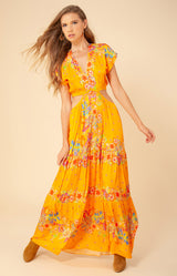 Effie Cut Out Maxi Dress, color_orange