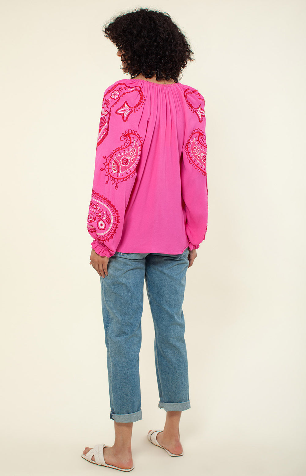 Elisa Embroidered Top