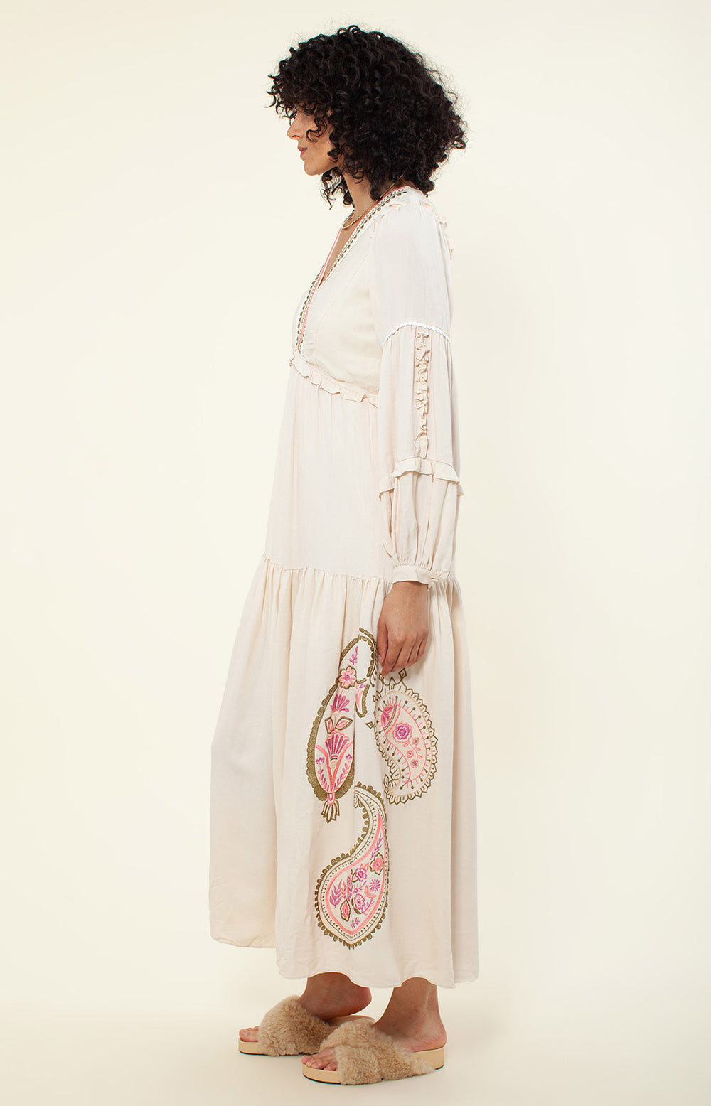 Josephine Embroidered Maxi Dress