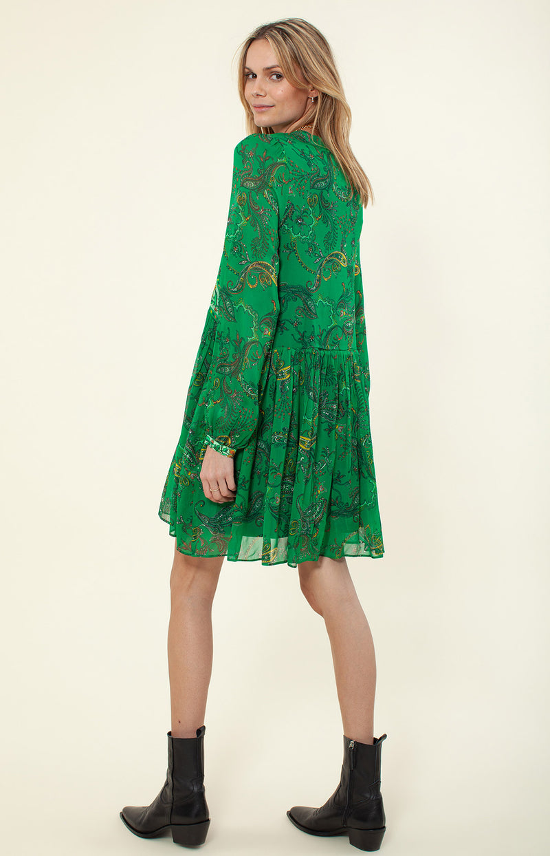 Romie Dress, color_green