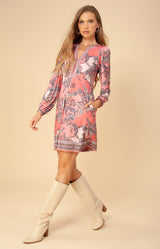 Katya Jersey Dress, color_coral