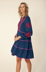 Vandani Dress, color_navy
