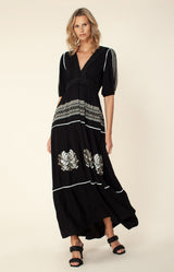 Ignia Maxi Dress, color_black