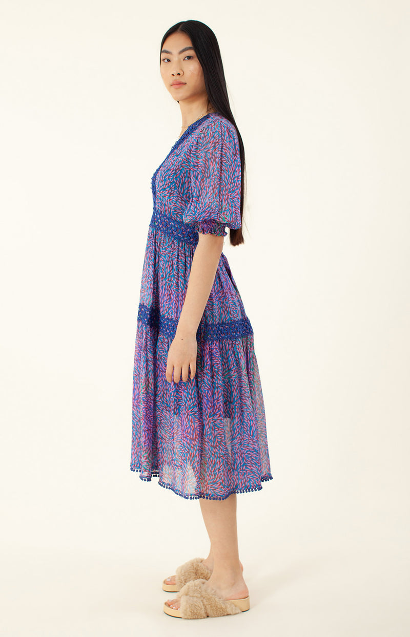 Aspasia Midi Dress, color_blue