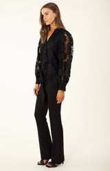 Dianora Lace Top, color_black