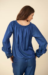 Indre Solid Top, color_blue