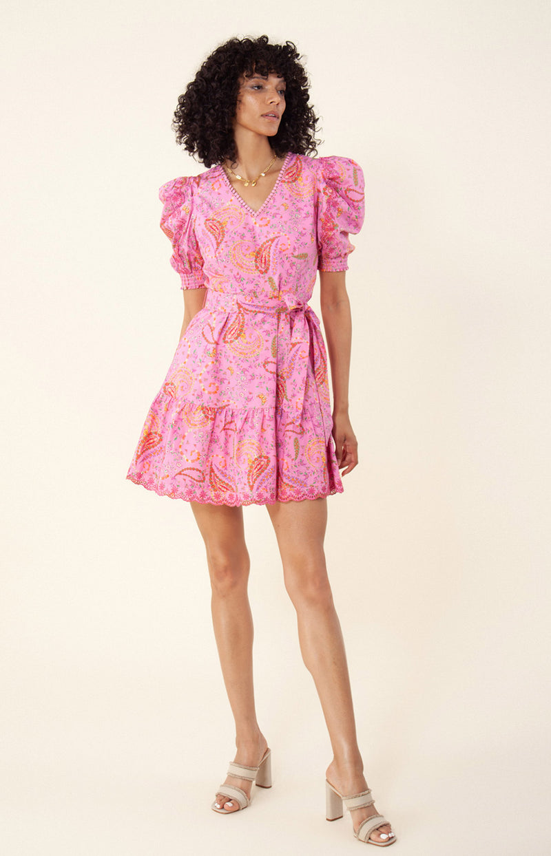 Elaina Poplin Dress, color_pink