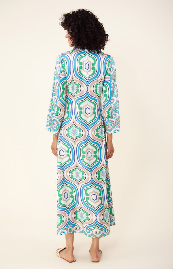 Karina Caftan Dress, color_blue