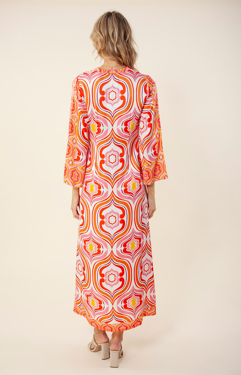 Karina Caftan Dress, color_orange