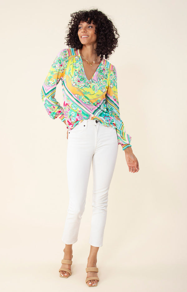 Kelsey Jersey Top, color_pink