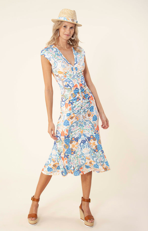 Izidora Jersey Dress, color_ivory