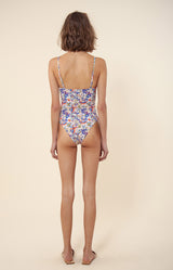 Adore Shirred Swimsuit, color_ivory