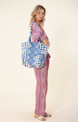 Aislinn Cotton Jacquard Bag, color_blue