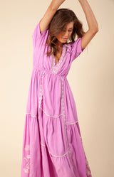 Stephanie Embroidered Maxi Dress, color_pink