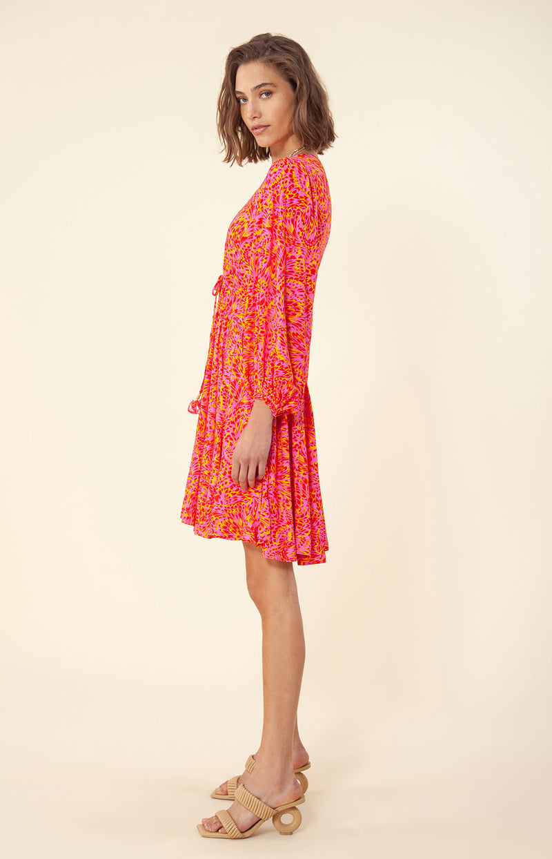 Rachael Jersey Dress, color_pink