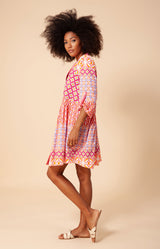 Zantina Poplin Dress, color_pink