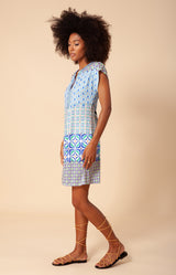 Carenza Jersey Dress *Beaded*, color_blue