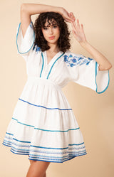 Aliah Embroidered Linen Dress, color_blue
